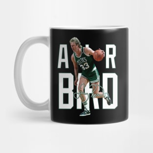 Larry Bird Legend Air Bird Basketball Signature Vintage Retro 80s 90s Bootleg Rap Style Mug